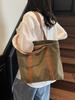 2025 Large Capacity Canvas Travel Handbag - Versatile Single Shoulder Bag for Commute, Casual Shopping, and Fashion.