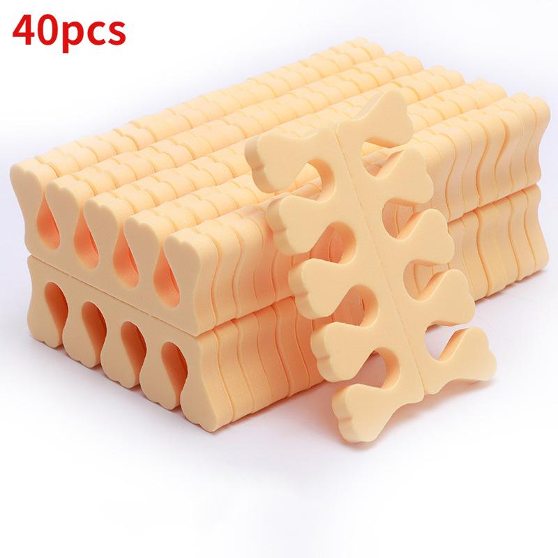 40/100PCS Nail Art Toe Separators Fingers Foots Sponge Soft UV Gel Polish Beauty Tools Manicure Pedicure Pack Nail Kits