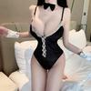 Sexy Lingerie Velvet Small Breasts Pure Lust Bunny Uniform Seduction Passion No-take Pajamas