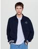 CAMBRIDGE UNIVERSITY [25Fw][Hazzys X Cambridge] Navy Logo Embroidered Varsity Jacket