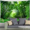Forest River Wall Tapestry - Nature Landscape HD Print, Calming Waterfall Scene for Bedroom & Living Room Decor