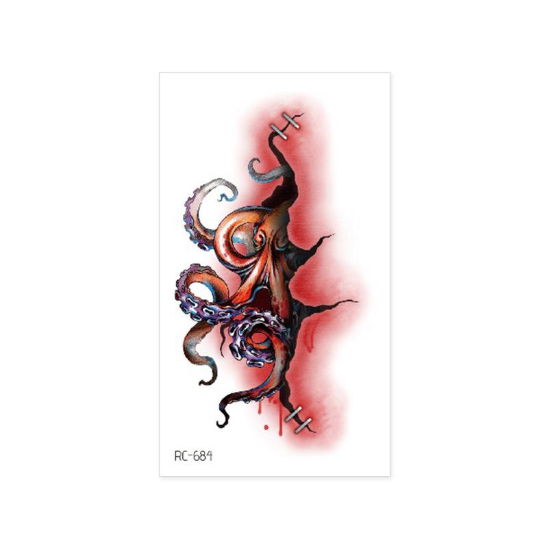 Halloween Temporary Horror Surgery Wound Scar Tattoo Stickers