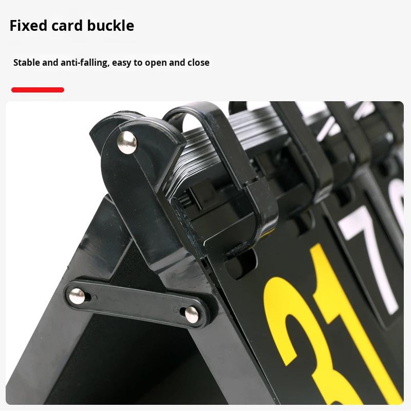 Factory Sale Double-Sided Numbers Replaceable Cards Table Tennis & Billiards Match Flip Scoreboard