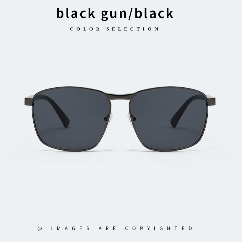 Men's Sunglasses, New Metal Sunglasses, UV-protected Sunglasses for Driving