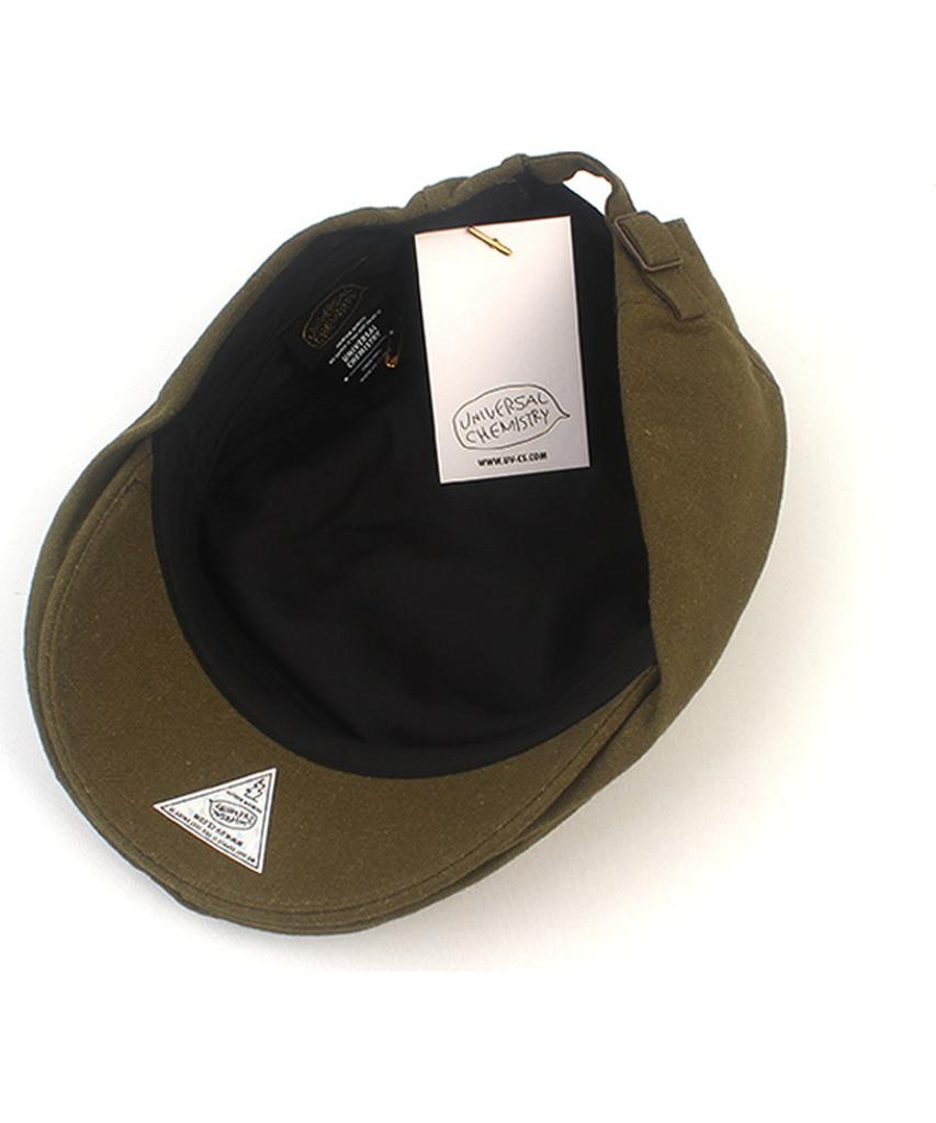 Simple Linen Khaki Hunting Cap Beret
