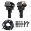 Universal Windshield Washer Nozzle Kit - Replacement Jets for Most Car Models, Easy to Install