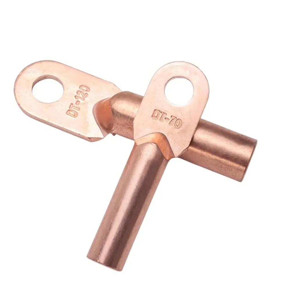 10pcs DT Series 10/16/25/35mm Wire Crimp Connectors Auto Cable Copper Crimp Terminal Easy Installation