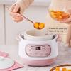 Slow cooker steamer porridge and soup water-proof saucepan 1L smart appointment + timing slow cooker automatic heat preservation
