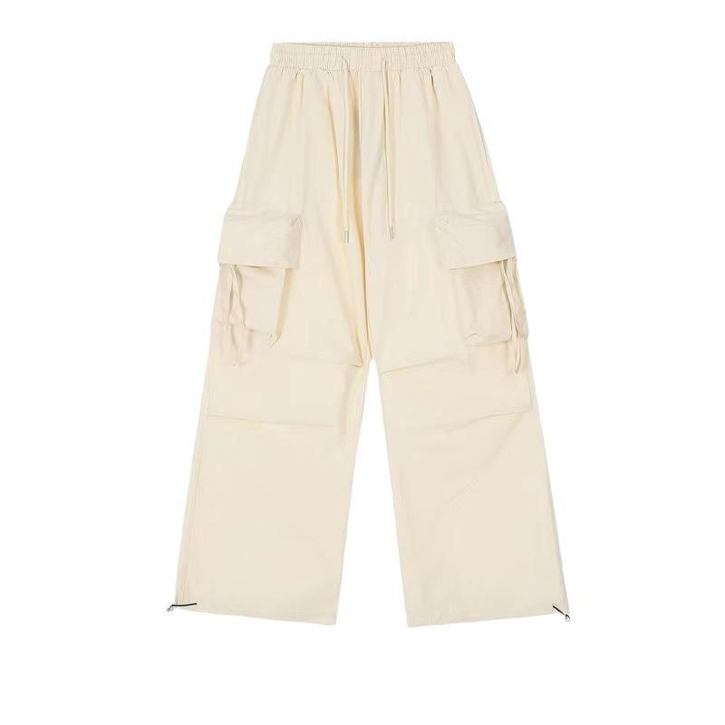 2024 American Retro High-Waist Women's Wide-Leg Workwear Pants