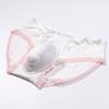 Japanese sexy men's and women's cross-dressing hidden jj-style briefs, bows, fun large-size fake girl CD low-rise panties