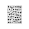1 Sheet 3D Spider Self Adhesive Nail Art Stickers Spider Web Nail Art Decals For Manicure Decorations