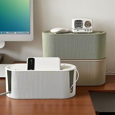 Liela kontaktdakšas glabāšanas kaste Vietas taupīšanas kabeļa vadu organizators Putekļu necaurlaidīgs plastmasas kontaktdakšas plates uzglabāšanas kaste vadu WiFi