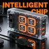 2026 New POP AeternaSol 200W Power Inverter Car Mounted Solar Inverter USB Voltage Transformer Portable DC 12V To AC 220V Conversion USB Battery Clip