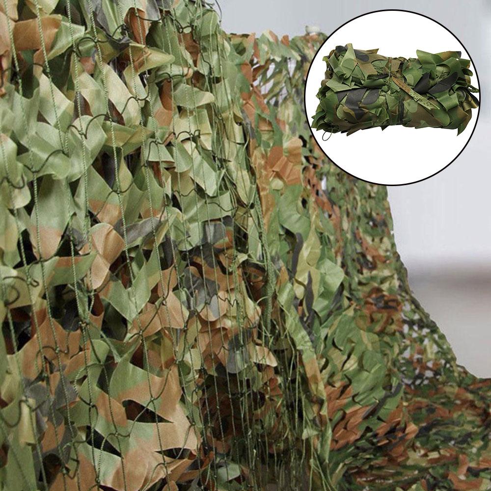 Camouflage Net Hunting Cover Camo Netting Hunting Decoration Sunshade Mesh Outdoor Blind Army Net Outdoor Sunshade Hiding Cover