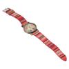   Watch Multicolour Bohemian   Brass PU Leather Button Battery Women Watch for Birthday Party Gifting