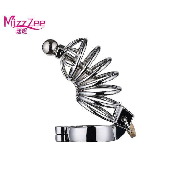 Metal Penis Massager Cock Ring Toys Sexualeed Chastity Lock Cage Body