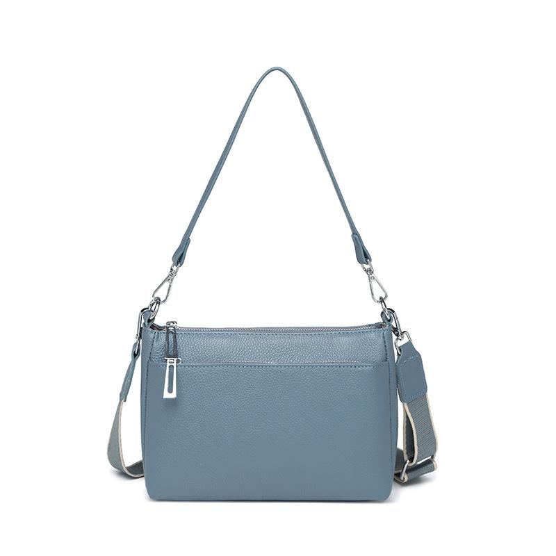 Genuine Leather Women's Bag Underarm Bag Fashionable and Simple Single-shoulder Crossbody Bag Cowhide Small Bag