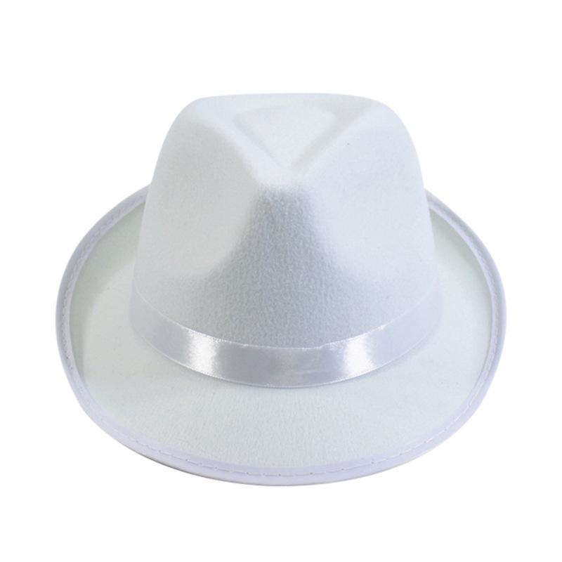 High hat retro British gentleman jazz hat magician hat show sequined hat rain high hat non-woven