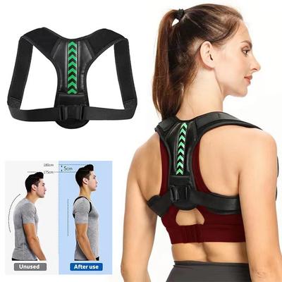 Cinturón corrector de postura ajustable para soporte de espalda y hombros, alineación de la columna vertebral, remodelación corporal, hogar, oficina, deporte, soporte cervical
