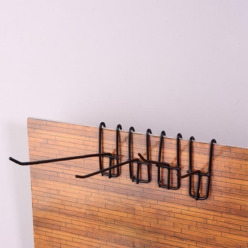 10 Stück Langlebige 5/10/15/20cm Bildschirmhaken 3,3mm Dicke Supermarkt Drahtgitter Hängehaken Eisen Gitterhaken für Bildschirmgitter