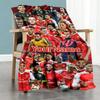 Arsenal Customize Your Name Blanket Multi-purpose Customizable Blanket Comfortable Versatile for Bed Sofa Living Room Livingroom All-Season Use