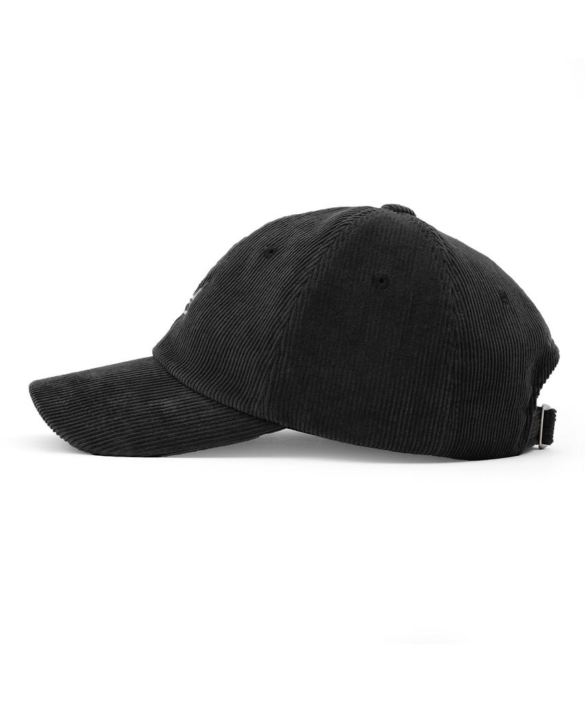 Eondeokeonteulol Autumn Winter Corduroy Basic Soft Top Logo Ball Cap Unisex Baseball Cap Uc / Classic B B / Cd / Bk