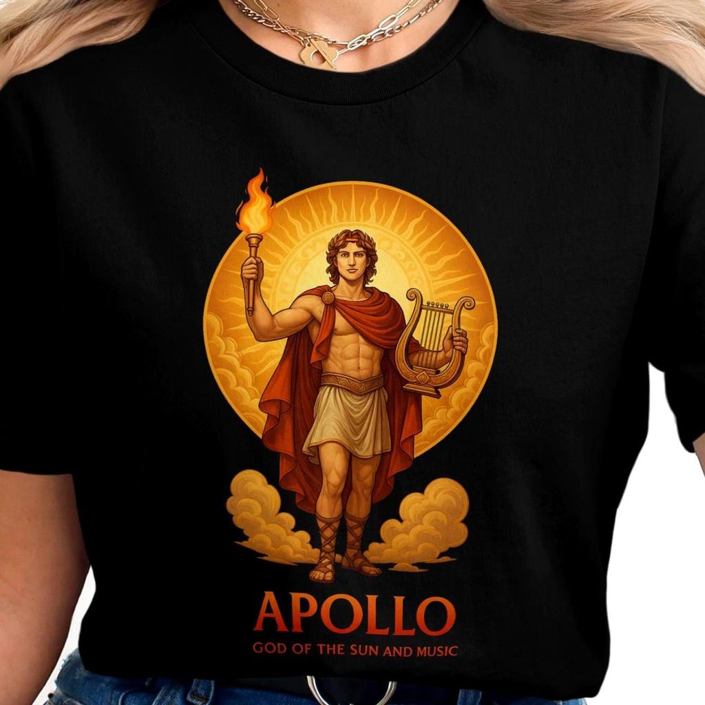 Apollo T-Shirt | Greek Mythology | God of Sun Music | Vintage Apollo Tee