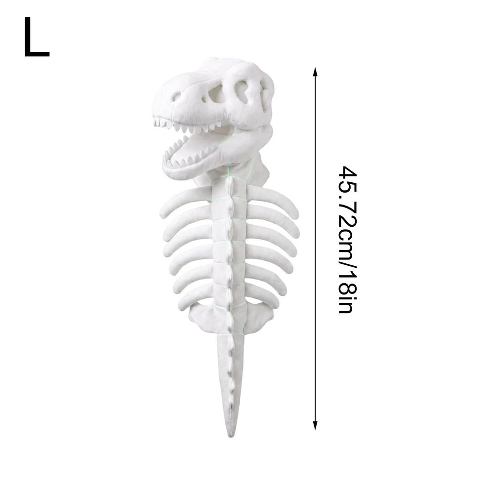 Pet Dinosaur Costume Plush 3D Skeleton Outfit Dress Up Prop Halloween Pet Costume For Puppy Kitten Daily Birthday Party Festival