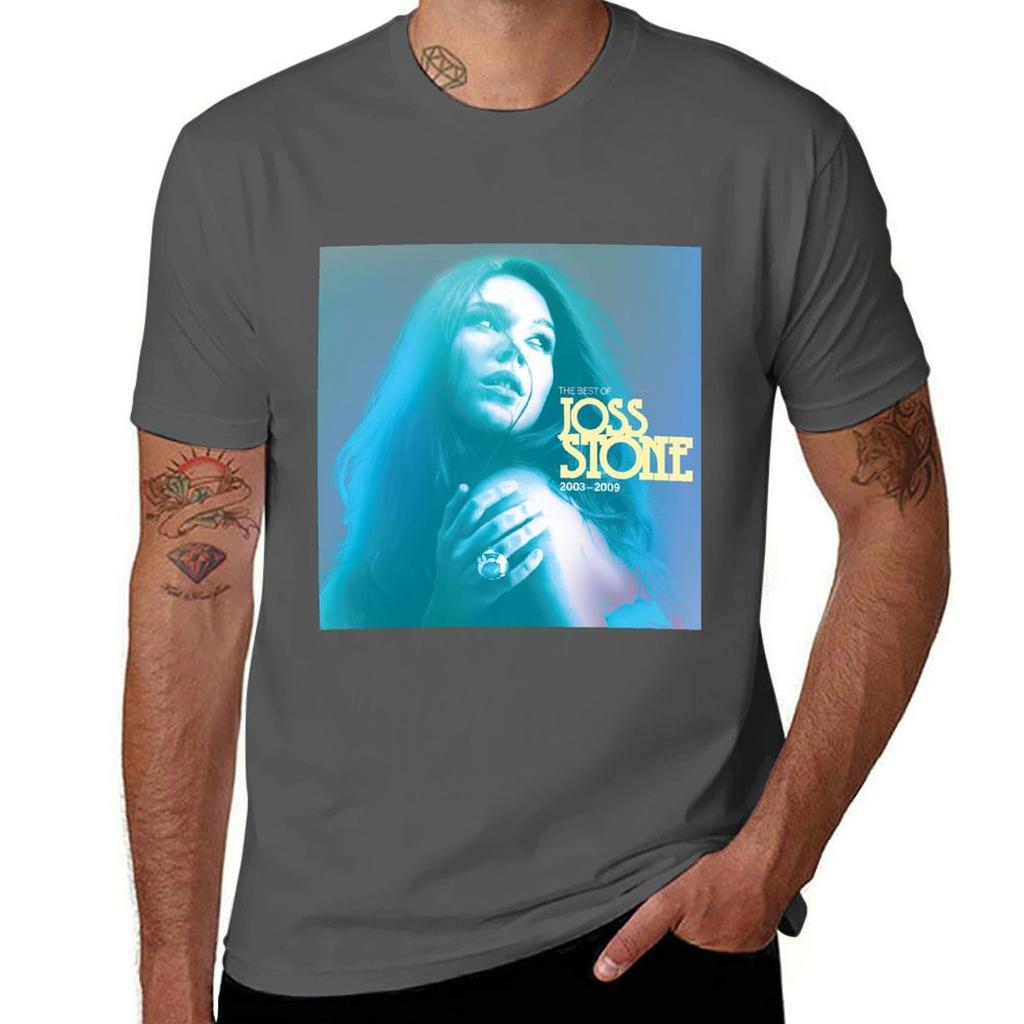 Joss Stone The Best Of Joss Stone 2003 2009 T-Shirt Lustige T-Shirts Baumwolle Herren T-Shirts Für Männer Freizeit-T-Shirt