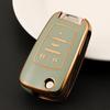 Car Key Case for Chevy Cruze Malibu Equinox Trax Buick Regal Encore Opel Astra Universal Leather Key Holder