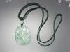 Stone Street Phoenix Carving High-Quality Jadeite Natural Stone Necklace Noble Queen Amulet