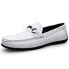Doudou Shoes Flat-soled Loafer Small Leather Shoes Low-top Foot Cover Spring and Summer Leather Surface Casual Shoes Black