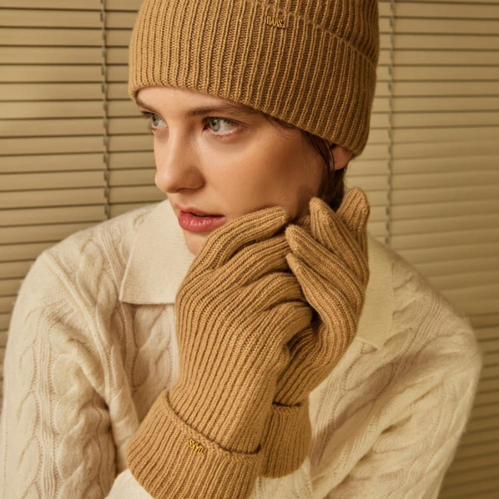 DakS Women S caShmere gloveS Brown Dcgv5f630w2 Single option