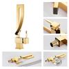 Chrome Brass Basin Faucet Fashion Style Single Handle Waterfall Basin Mixer Tap Hot Cold Bathroom Faucets Sink Waterfall Faucet