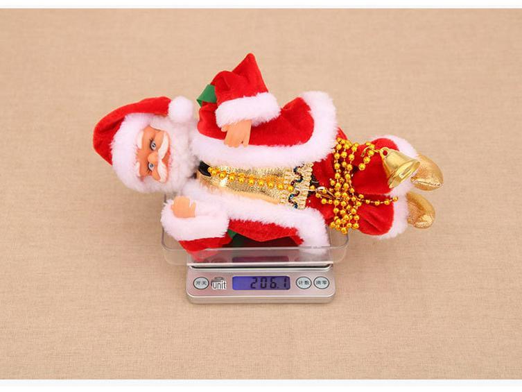 Electric Climbing Santa Claus Doll Christmas Ornament