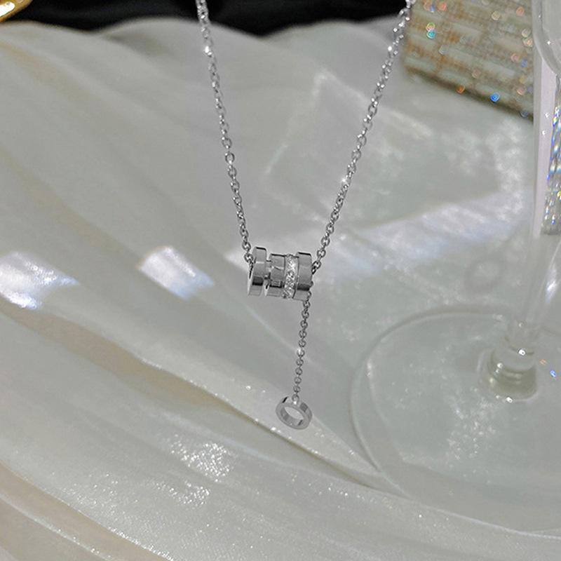 

Женское римское ключичное ожерелье: Маленькие кисточки на талию из титановой стали