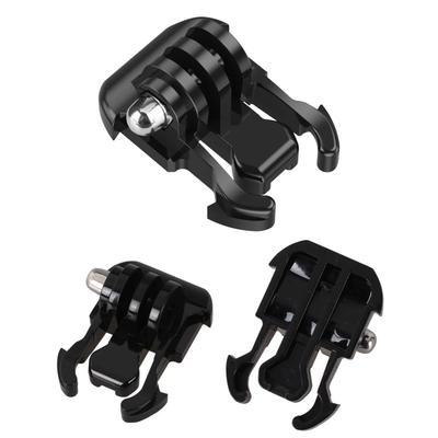 Action Kamera Zubehörset mit Haken-Schnalle J Gerade Montagebasis für GoPro Hero 13 12 11 Schraubadapter für SJCAM Xiaomi Yi