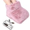 USB Electric Heater Foot Warmer Heated Comfort Fleece Suede Cushion Couple Warm Foot Cover Feet Heating Pads For Home Sleeping