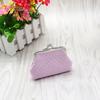 Retro Polka Dot Purse Women Coin Purse, Printing Mini Lightweight Pouch, Pocket Size Compact Storage Kiss Lock for Coins Earrings Hair Ties