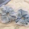 Large Big Hair Accessories Korean for Women Girl Tie Scrunchie Rubber Band Elastic Fascinators Elegant Popular  Kpop Fashion