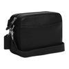 Coach Warner 22 Abnehmbarer Riemen Reißverschluss Leder Crossbody Tasche Kleine Herrentaschen Schwarz CW218-SVBK