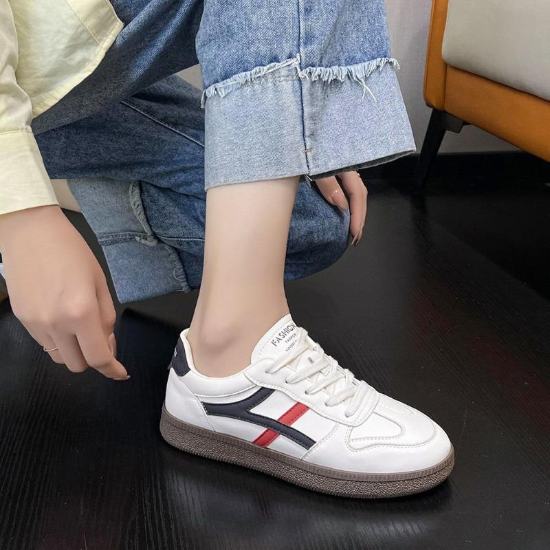 

Новые осенние дышащие и универсальные женские повседневные маленькие белые туфли женские спортивные кеды 35 (one size smaller)