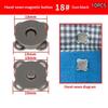 10 Sets Mini Adsorption Buckle Bags Magnetic Snap Button Fasteners Clasps Buttons Handbag Purse Wallet Craft Bag Parts