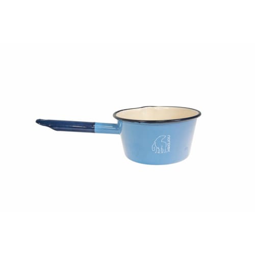 

NORDISK Outdoor Camping Enamel Madam Bla Saucepan, Sky Blue, 700ml [Official Japanese Product] 119090
