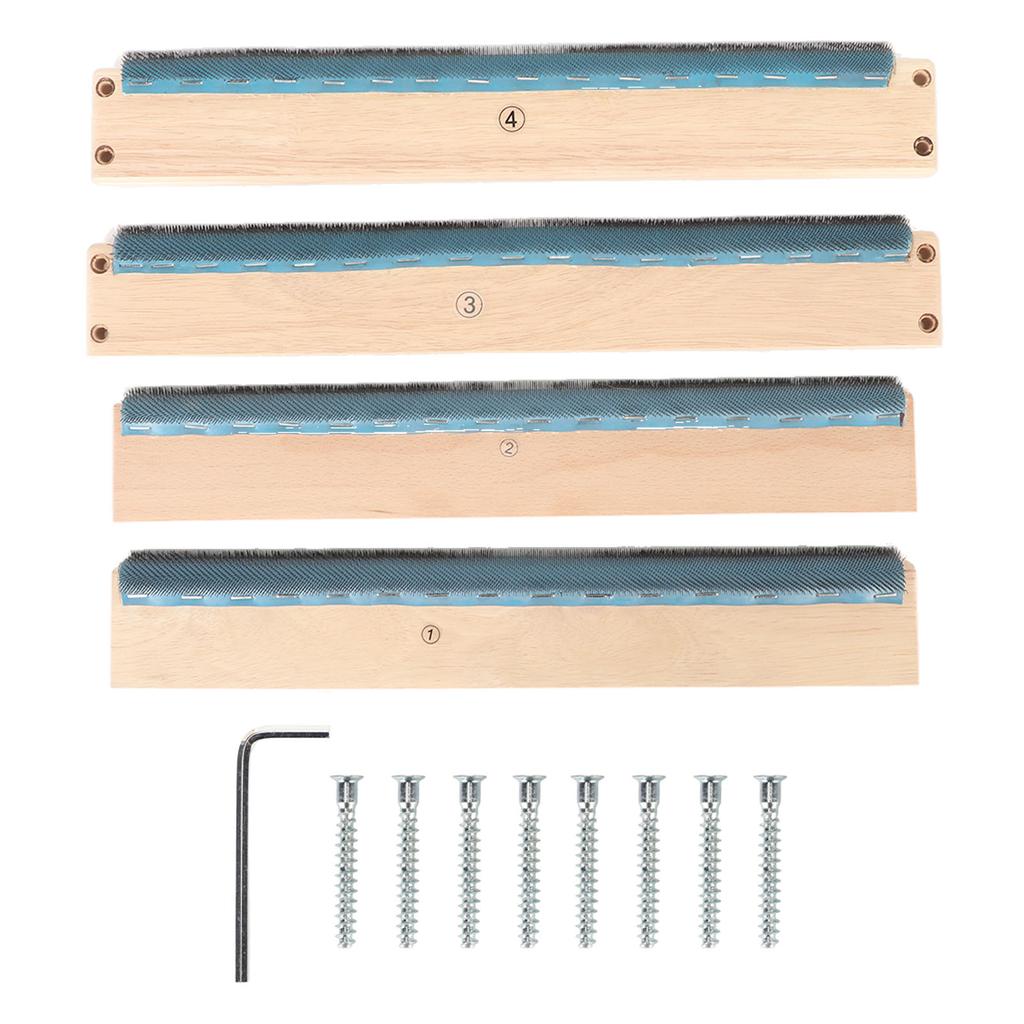 Rama do haftu, 4 boki, 15,7 cala szerokości, stabilna, wytrzymała, łatwa w montażu, do wieszania dywanów