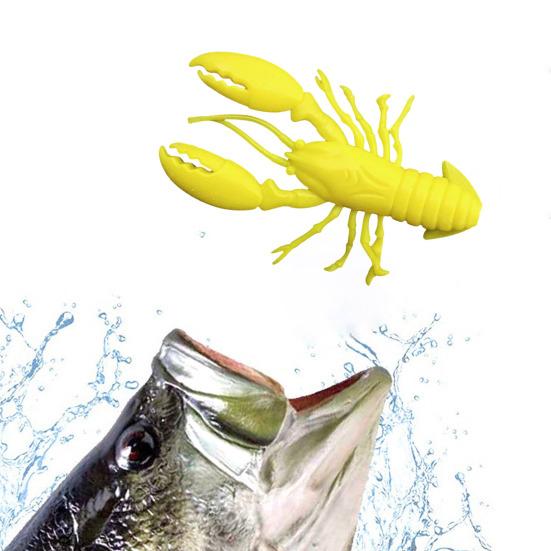 8Pcs Soft Baits Fishing Lures Realistic Looking Vivid Color Mini Size Portable Shrimp Fake Baits Artificial Lures