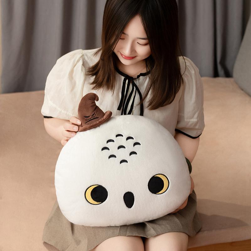 Harry Potter Happy Birthday Cake owl Wizard hat Plush Toy Kawaii Cartoon Stuffed Doll Pillow Pendant Home Bag Decor Kid Gift
