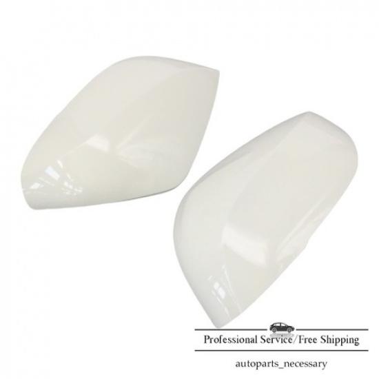 1Pair For Infiniti QX30 Q50 Q60 Q70 Mirror Cover Caps White Replacement