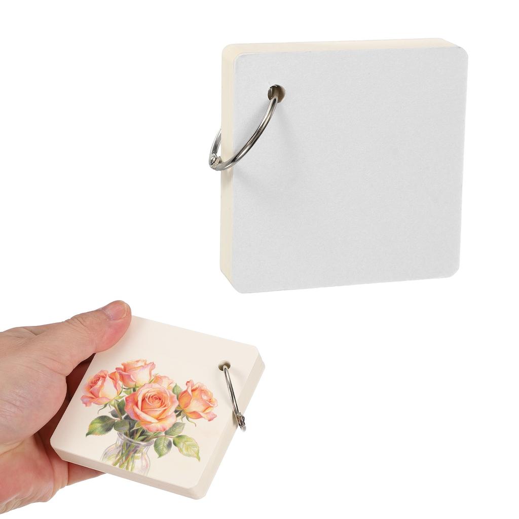 1/2Pcs Loose Leaf Hardcover Pocket Watercolor Sketchbook 230GSM Blank Travel Journal Sketch Book for Writing Drawing Painting