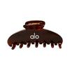 (W) Presilha de Cabelo Garra Alo Yoga Anos 90 Tartaruga Marrom